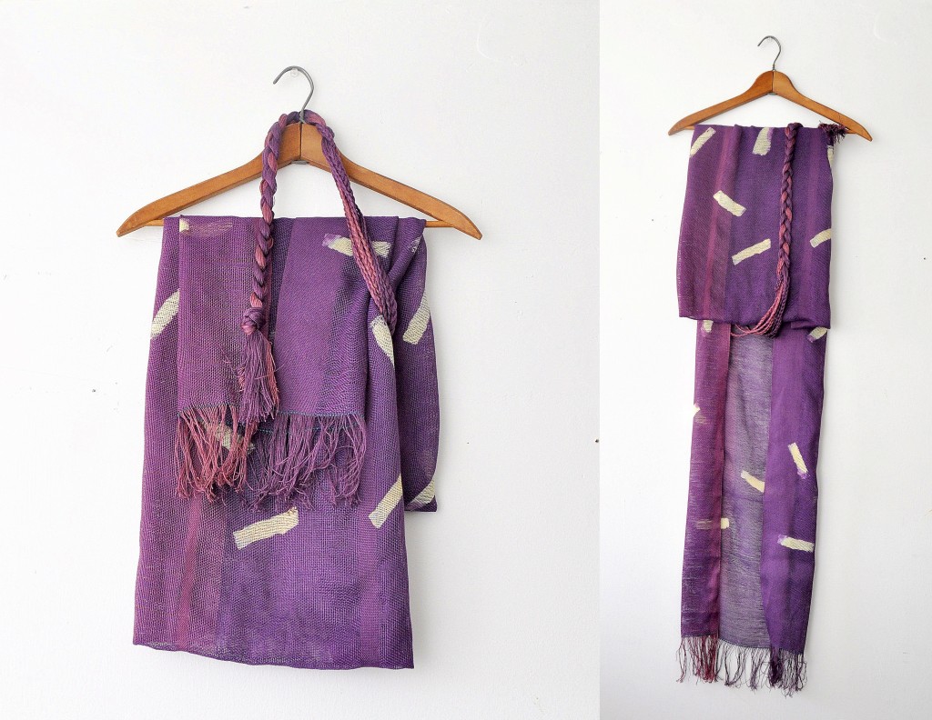 one of a kind scarves, purple scarf
