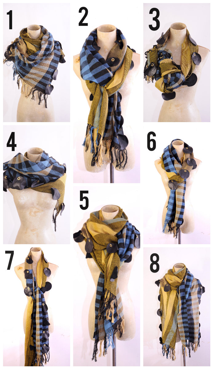 8 Ways to wear a scarf this winter
