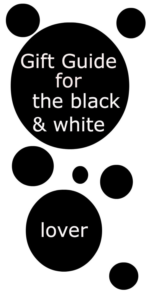 black and white gift guide