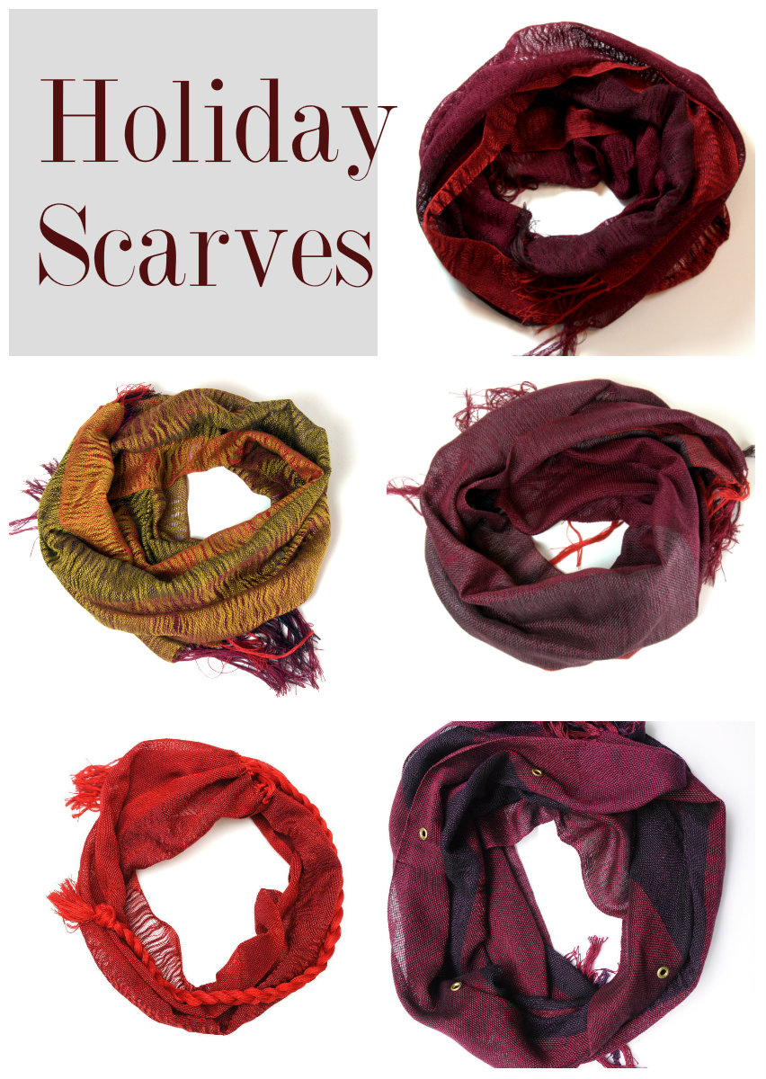 amber kane handwoven scarves