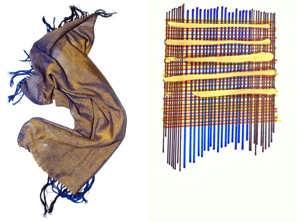 scarf drawings